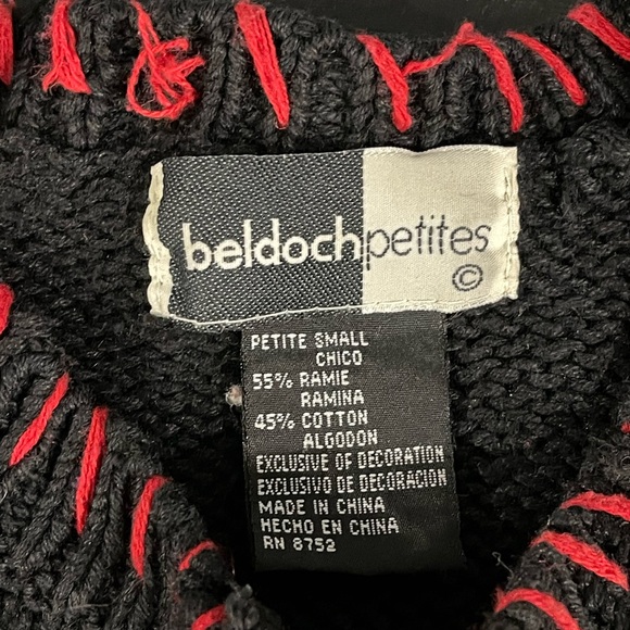 Holiday Black Cardigan Sweater - Picture 11 of 14